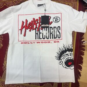 Helstar White Graphic Tee